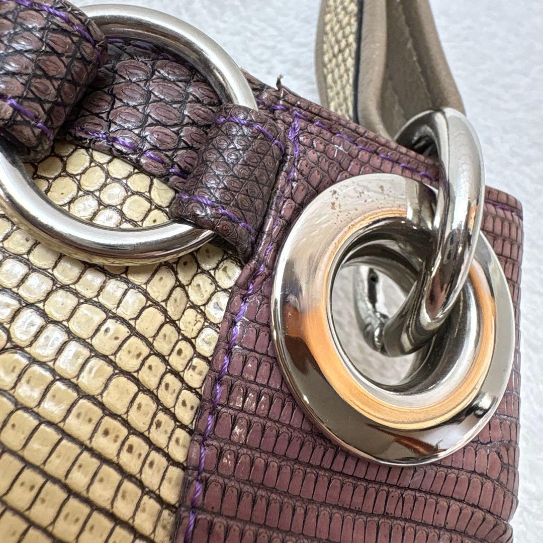 【未使用✨定価313,200円】JRA認定 リザード ショルダーバッグ トカゲ革