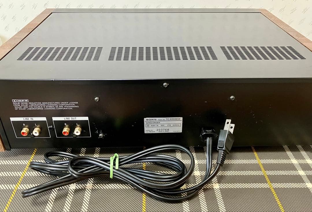 SONY ステレオカセットデッキ TC-K555ESX