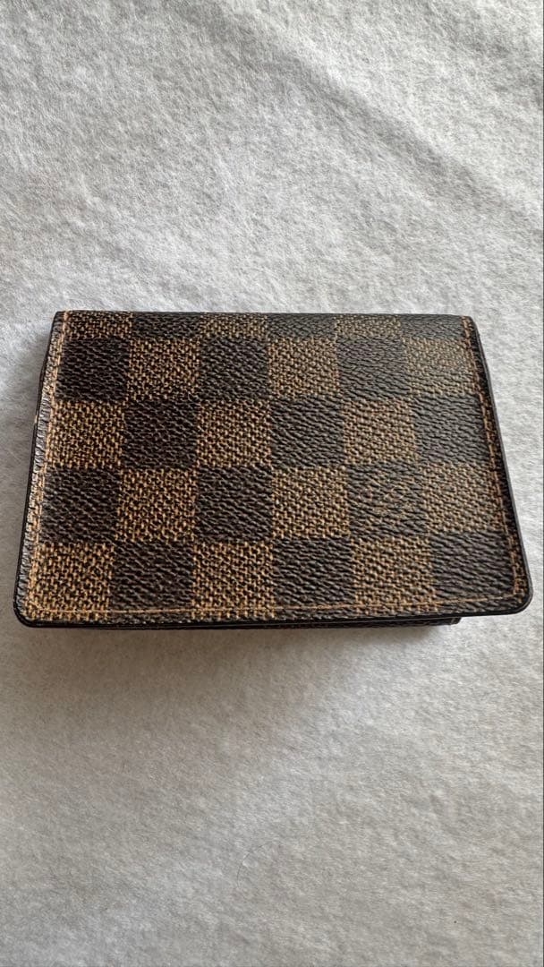 ルイ・ヴィトン　ダミエ　名刺入れ