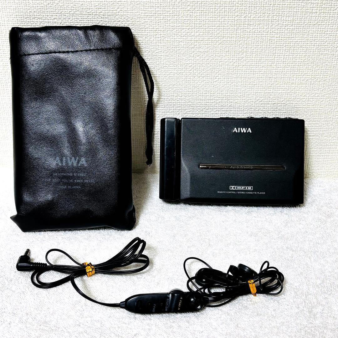 【入手困難】通電OK アイワ HS-PL55 カセットボーイ ブラック y2k