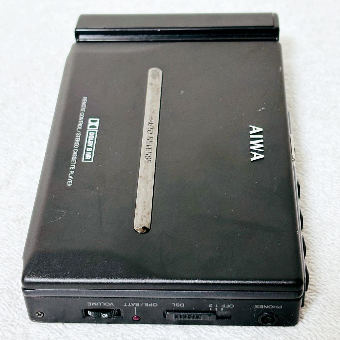 【入手困難】通電OK アイワ HS-PL55 カセットボーイ ブラック y2k