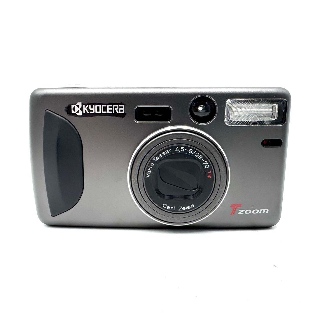 完動品 KYOCERA Tzoom Carl Zeiss フィルムカメラ