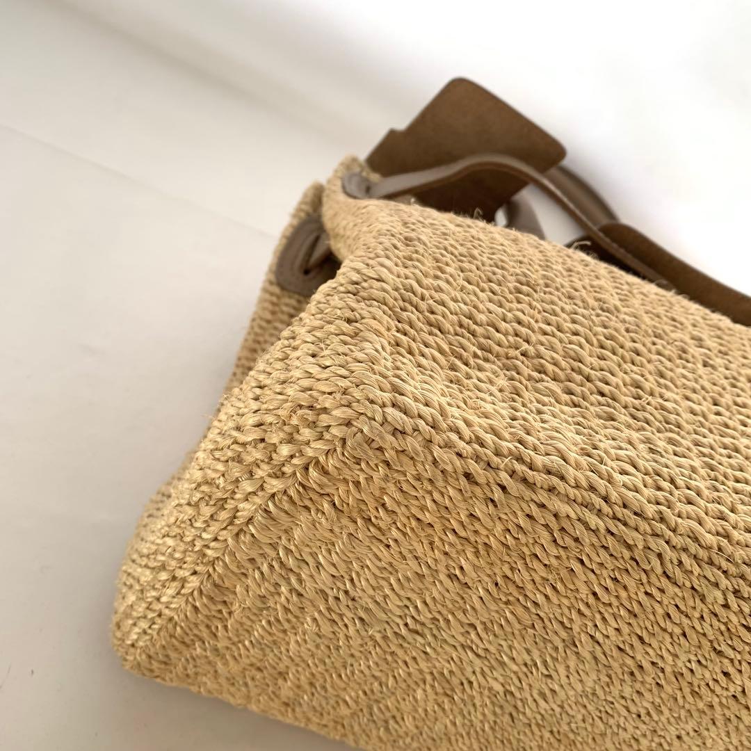 【未使用品】the bagmati カゴバッグ レザー ザバグマティ