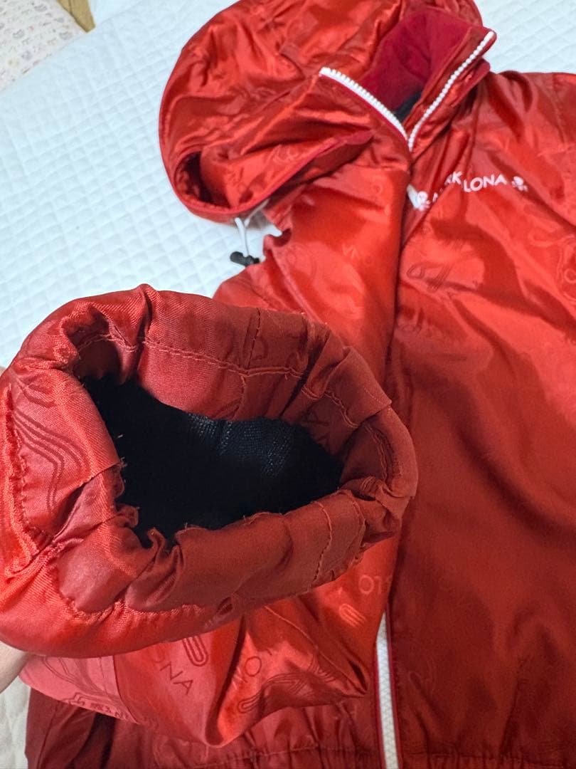 最終価格　マークアンドロナ　★正規品★ ブルゾン　赤　36 Sサイズ　スカル