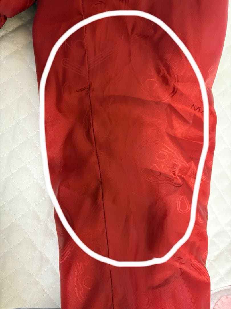 最終価格　マークアンドロナ　★正規品★ ブルゾン　赤　36 Sサイズ　スカル