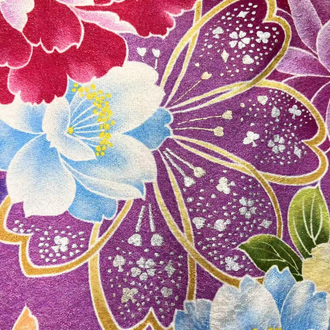 ≪早い者勝ち≫【美品】 振袖セット 成人式 正絹 古典柄 総柄 赤 *161 ●