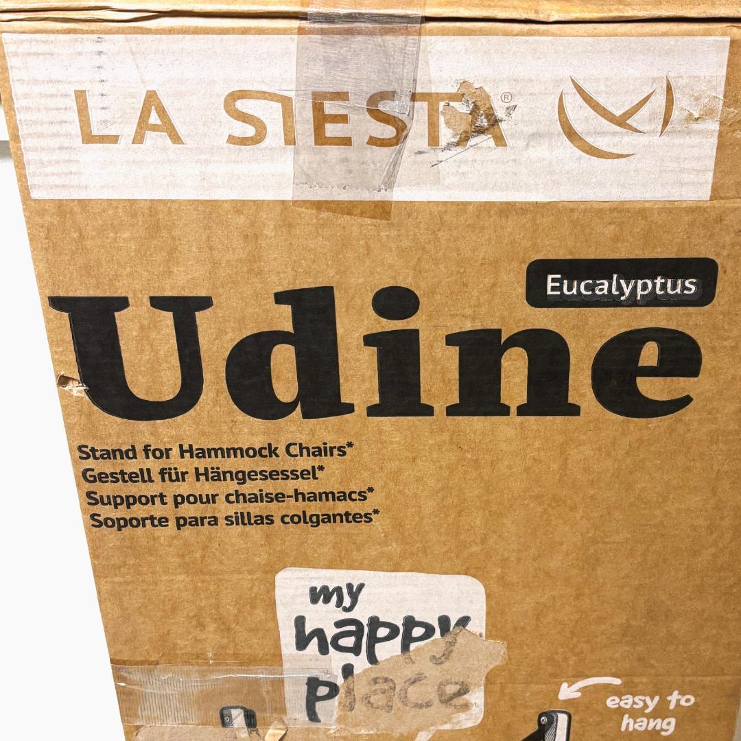 【美品】LA SIESTA ハンモックチェア＆スタンドセット UDINE