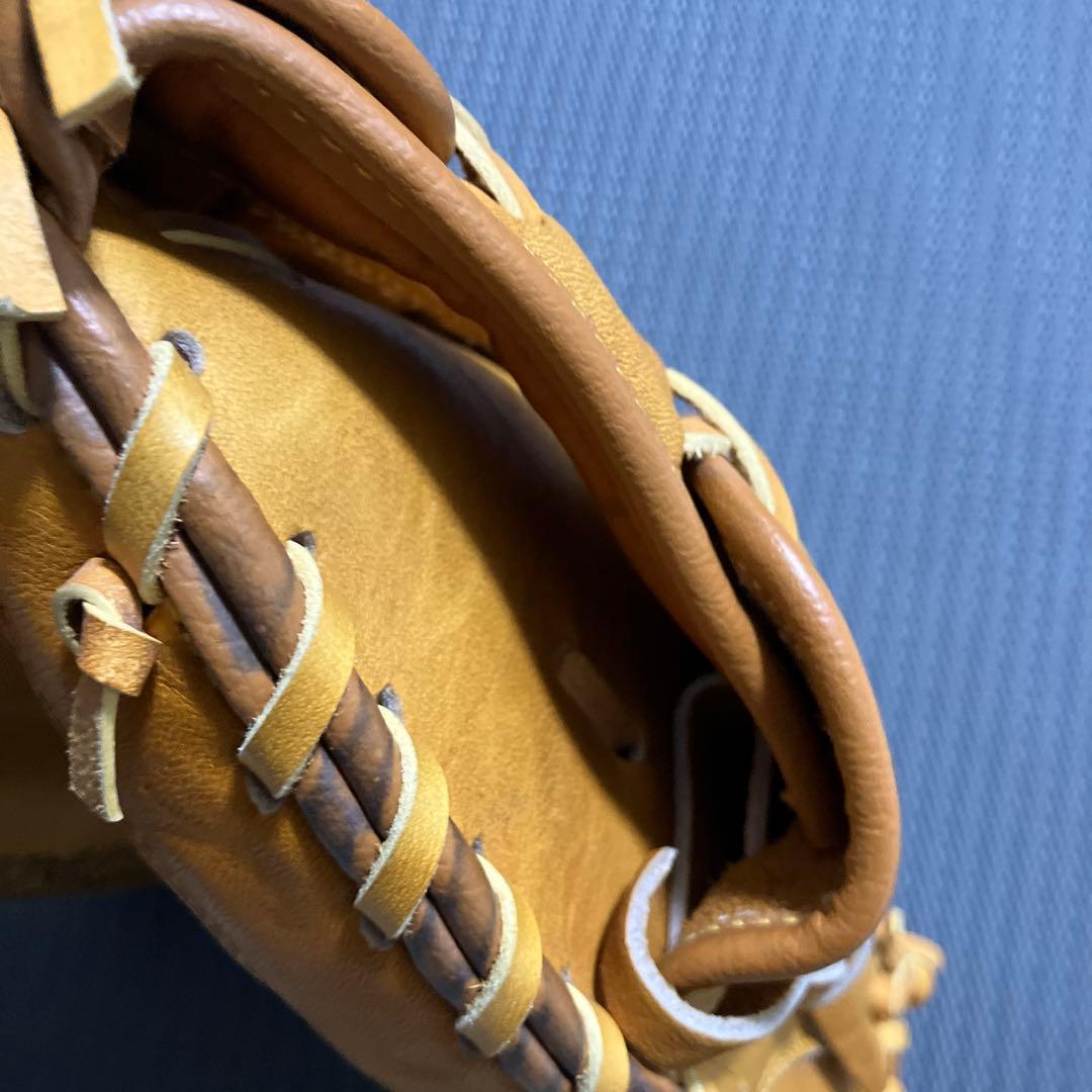 未使用　ミツワタイガー　少年軟式野球用キャッチャーミット　当時物