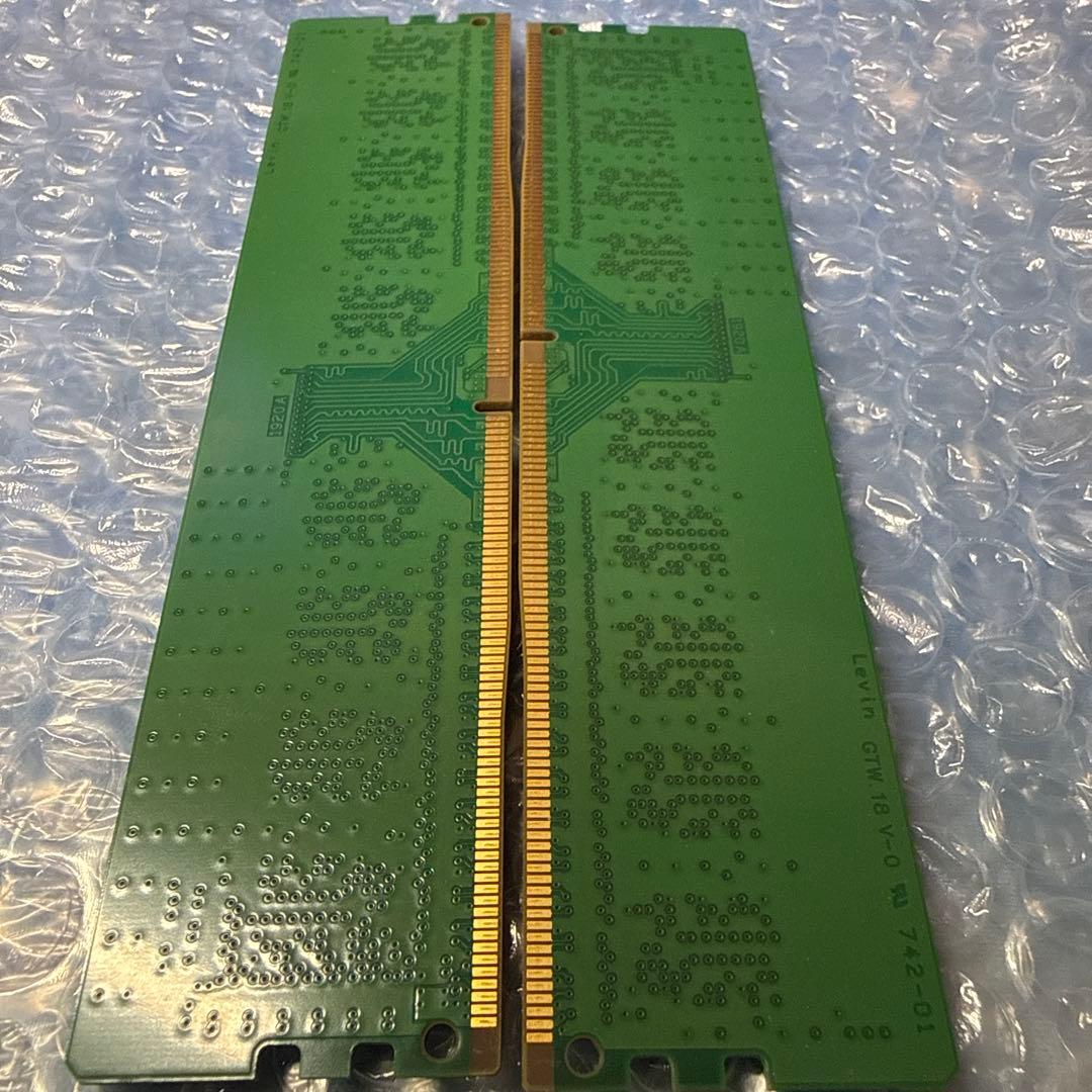 デスクトップ用増設メモリCrucial 8GBx2枚16GB DDR4-2666