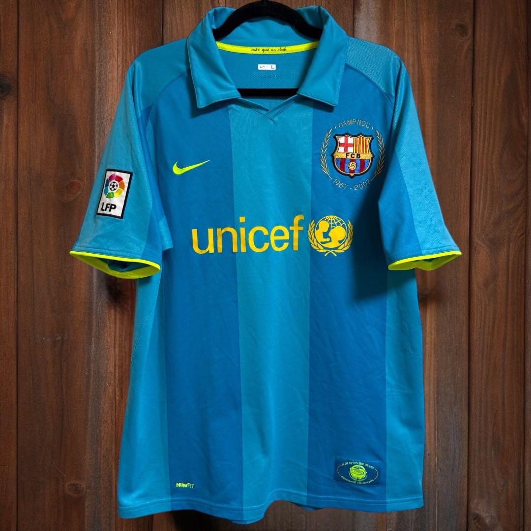 『正規品』バルセロナ 07/08 アウェイ メッシ ユニフォーム ウェア