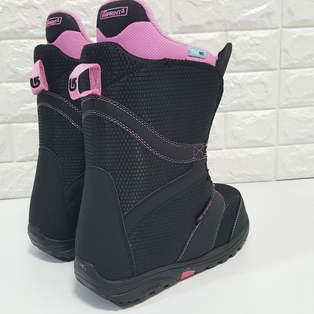 極美品 バートン レディース スノーボードブーツ PEACH BOA 黒 24