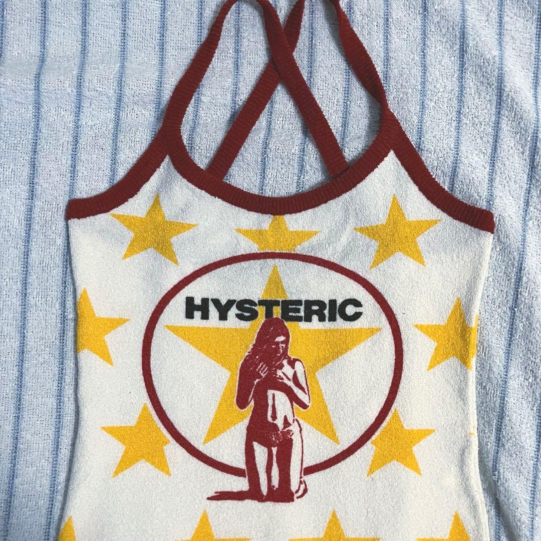 【素敵なデザイン❗️】90's HYSTERIC GLAMOUR 星 キャミソール