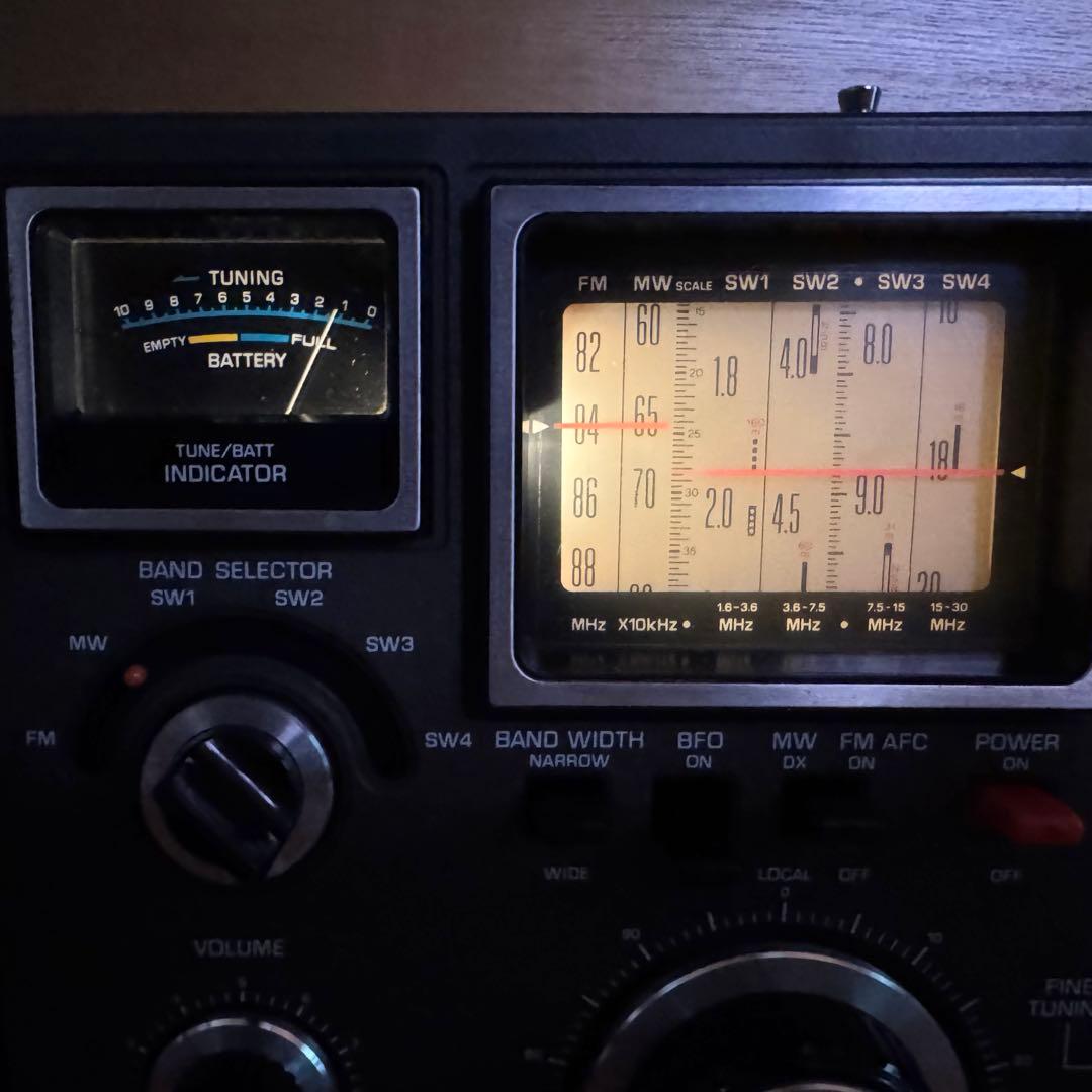 ナショナル6バンドBCLラジオ　クーガ118D　RF-1188【美品 ジャンク】