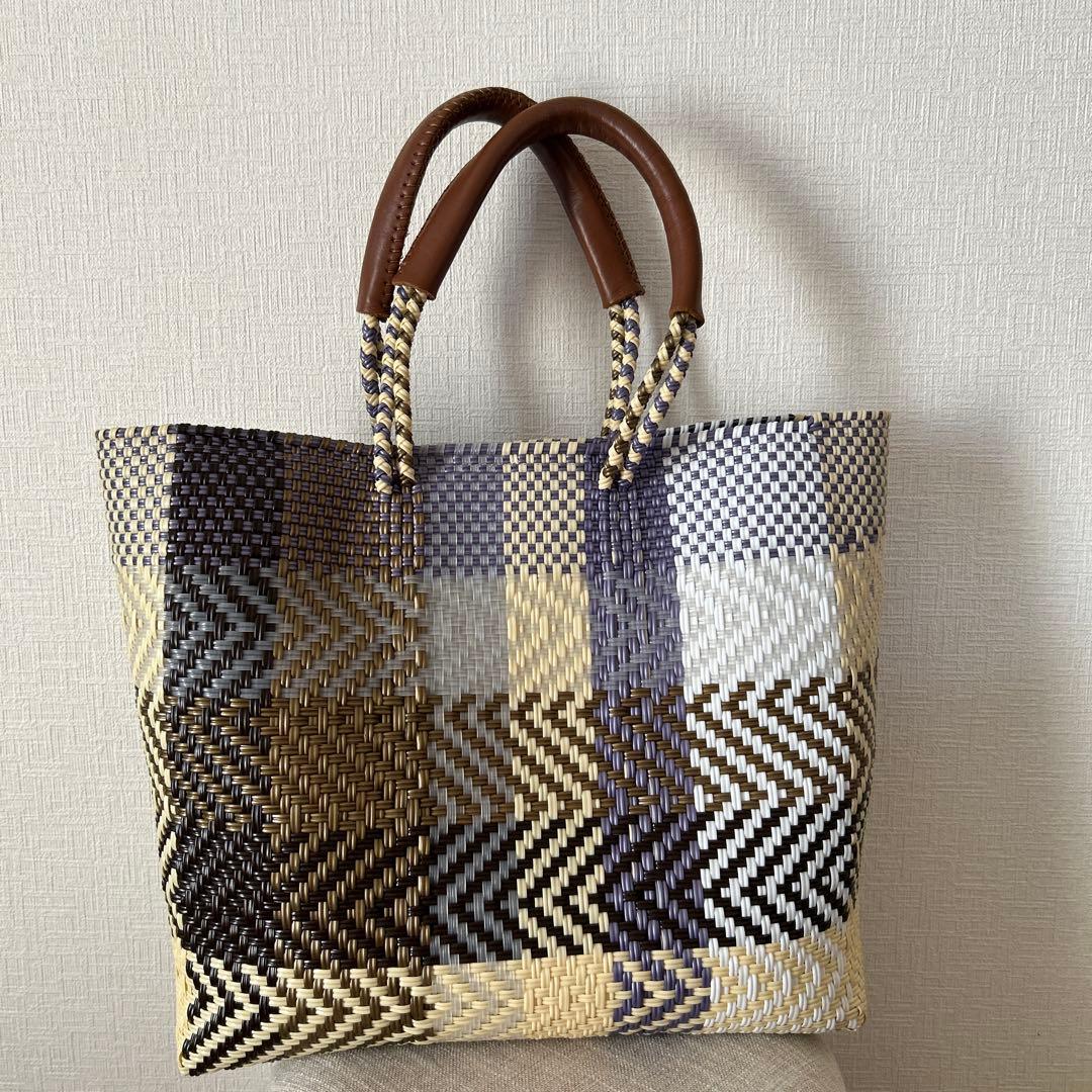 【美品】 WOVEN メルカドバック