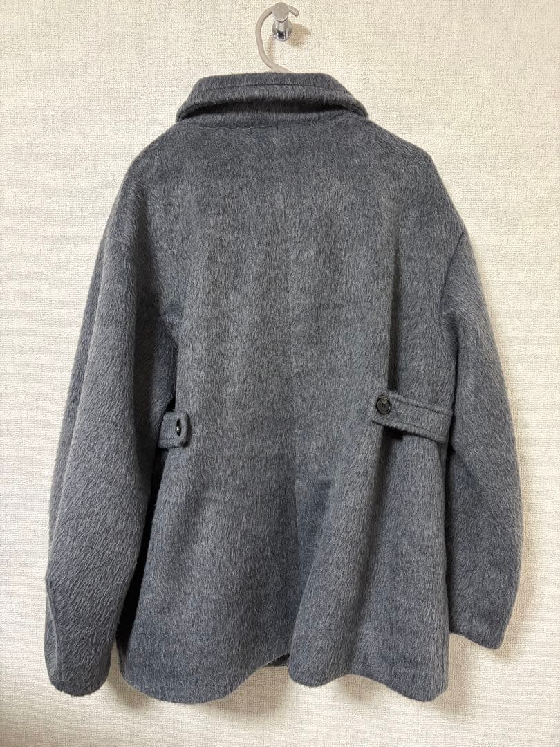 mystic（ミスティック）ウール混シャギー ミドルコート