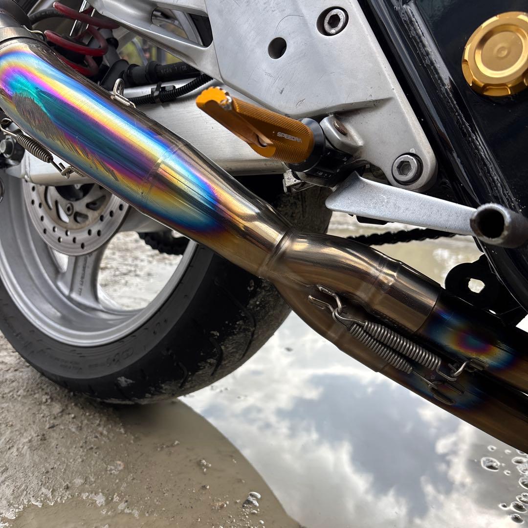ワイバン　チタンフルエキ　CB400SF NC42