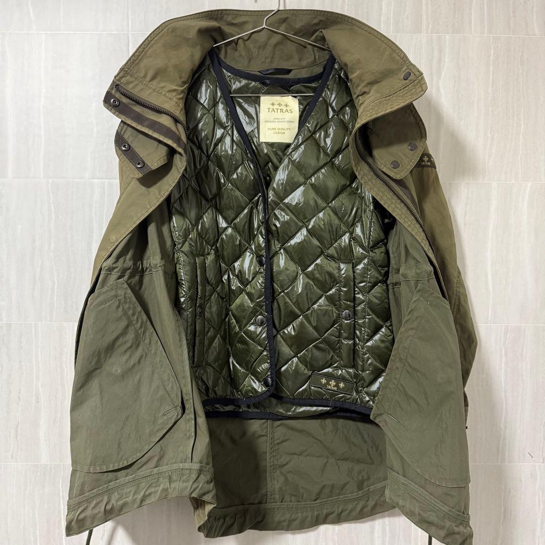 TATRAS タトラス ミリタリーダウンコート 01 カーキ
