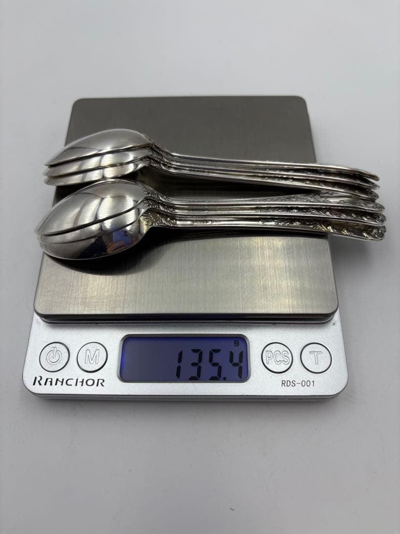 カラトリー SILVER950 ６点セット刻印有 MITSUKOSHI