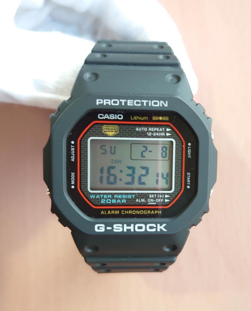 【未使用品】 G-SHOCK DW-5000R-1AJF ブラック 日本製