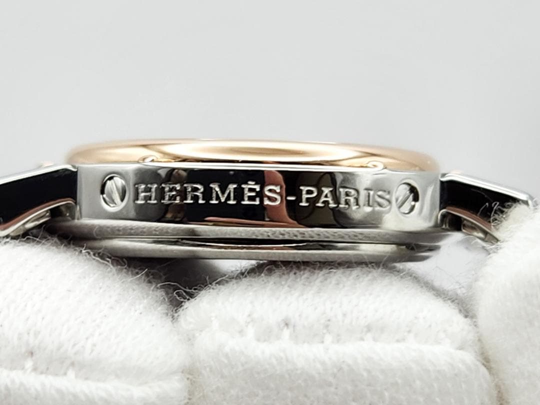 HERMES エルメス　クリッパーナクレ　 WhiteシェルDial 065