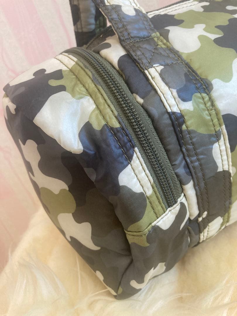 【希少】正規品　パーリーゲイツ カートバッグ 迷彩 ラウンドバック　円柱型