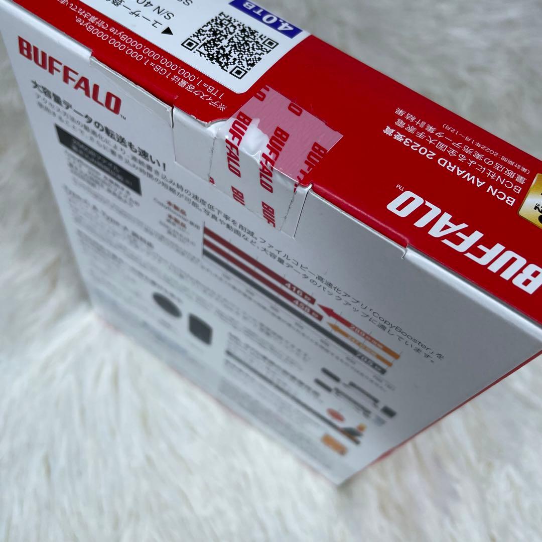 【新品・未開封】BUFFALO 外付けSSD 4TB ブラック