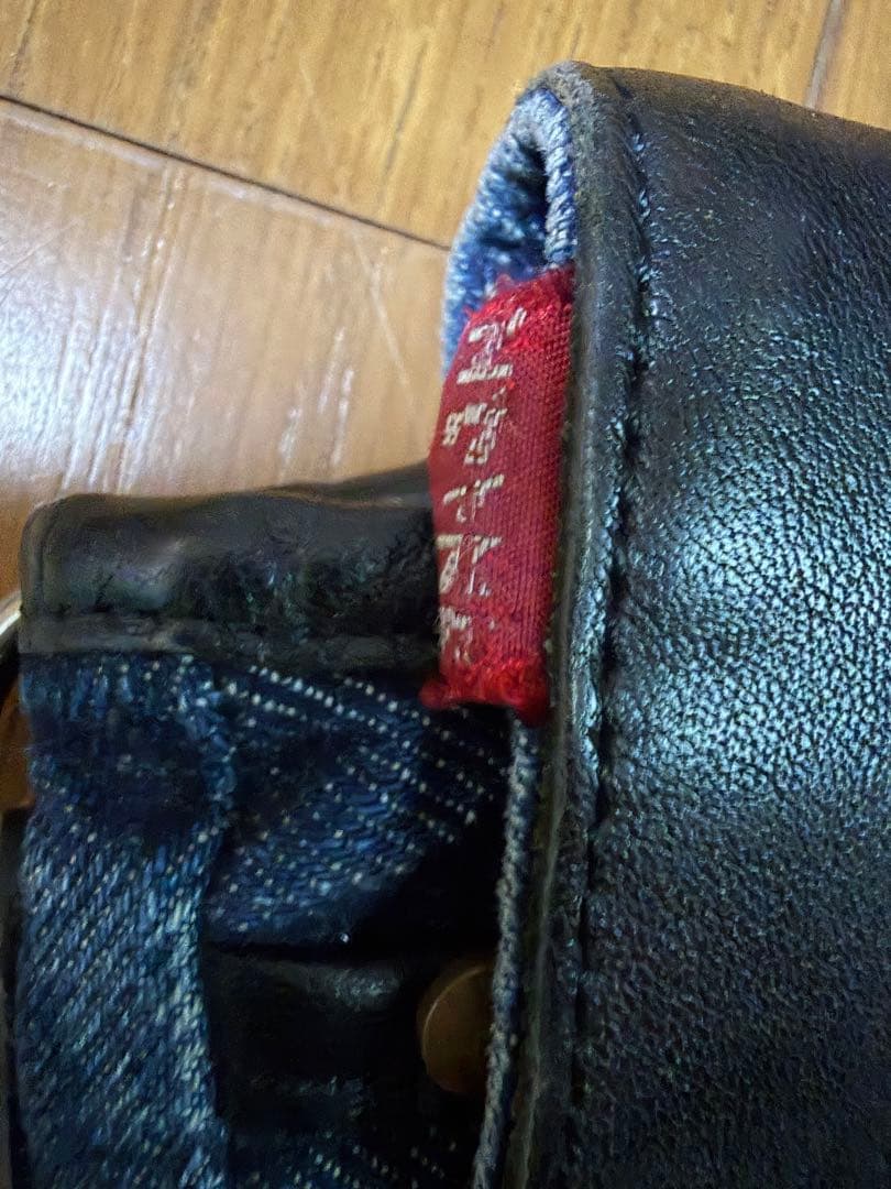 EVISU／デニム×レザー／ミニショルダー／バッグ／希少