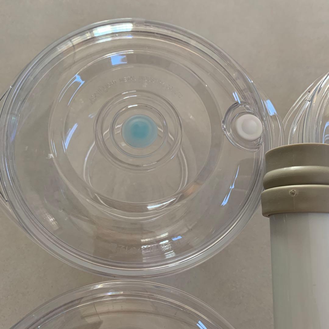 ぷらさん専用アサヒ軽金属　真空サラダボウル　真空ポンプ手動タイプ付き　4個