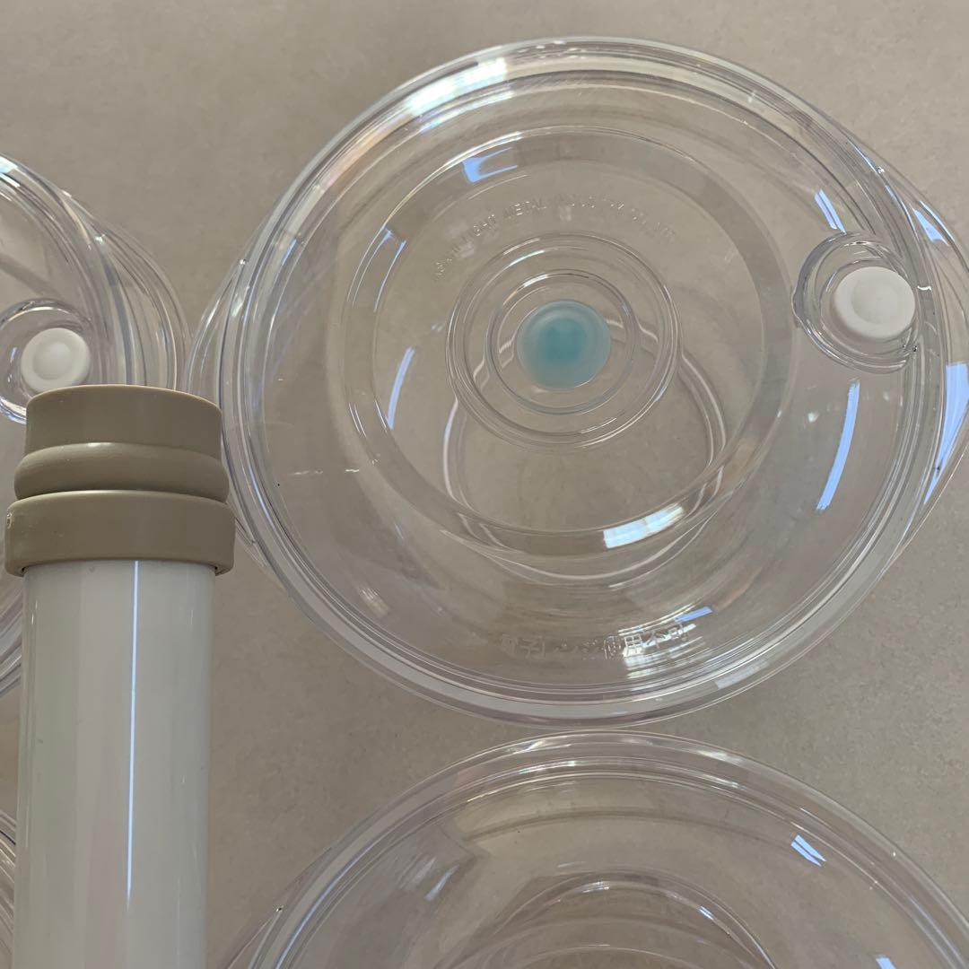 ぷらさん専用アサヒ軽金属　真空サラダボウル　真空ポンプ手動タイプ付き　4個