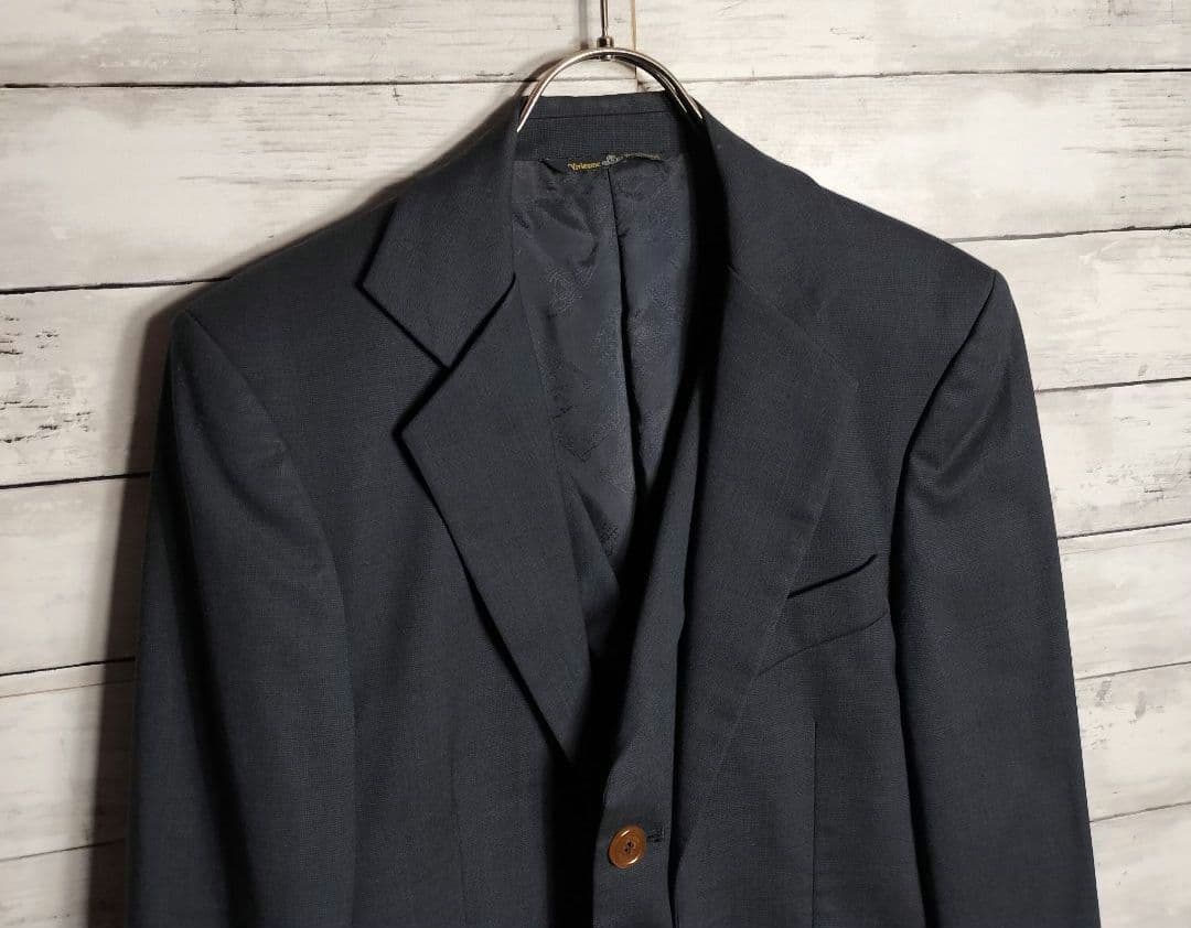 ヴィヴィアンウエストウッド ベスト テーラードジャケット ドッキング 裏地オーブ