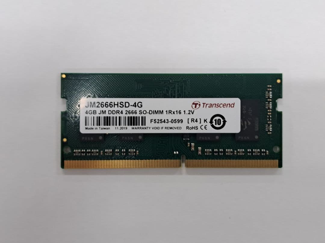Transcend JM2666HSD-4G 4GB DDR4 4枚組