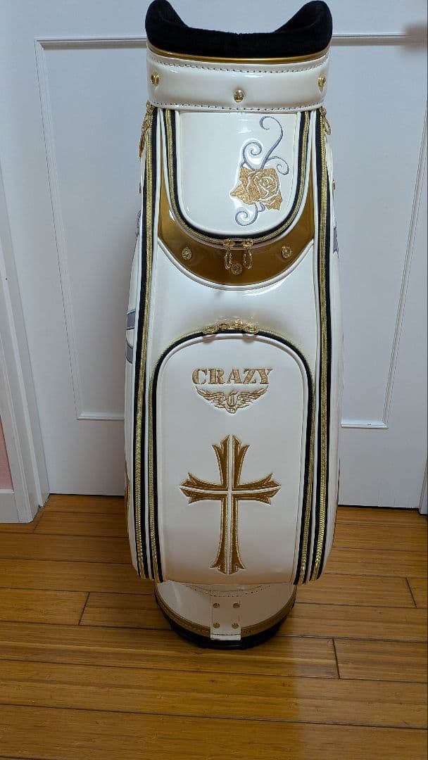 CRAZY スタンド式キャディバッグ「ローズ＆バタフライ」モデル
