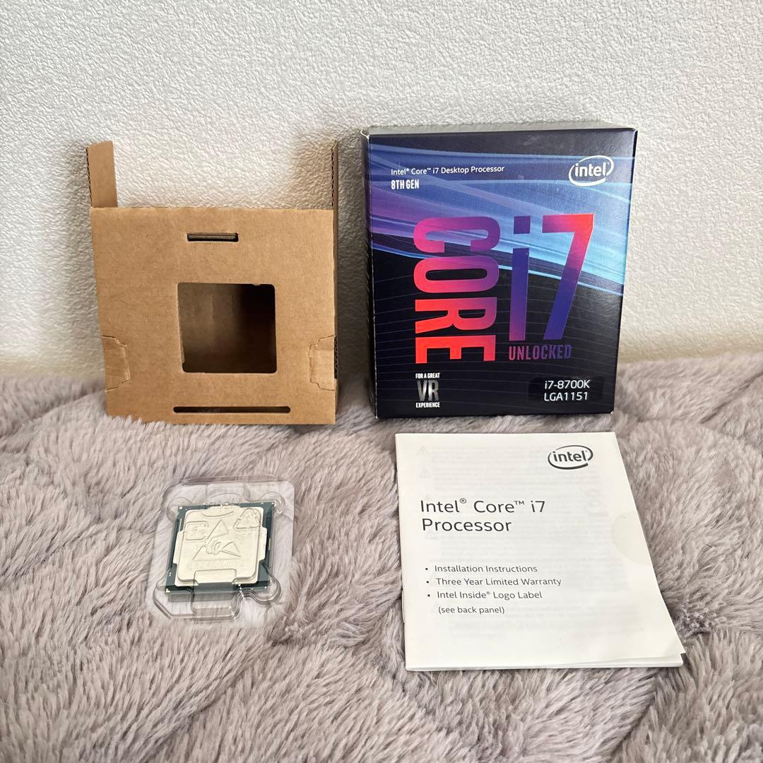 インテル Intel CPU CORE i7-8700K LGA1151