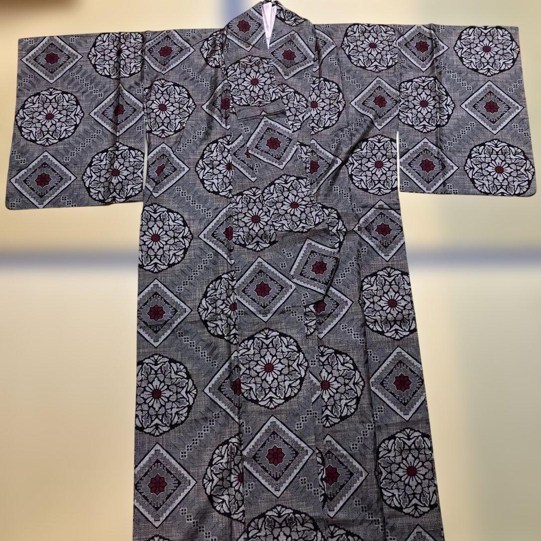 【最終値引】本場大島紬　龍郷大島　紬　正絹　泥染め　ヴィンテージ