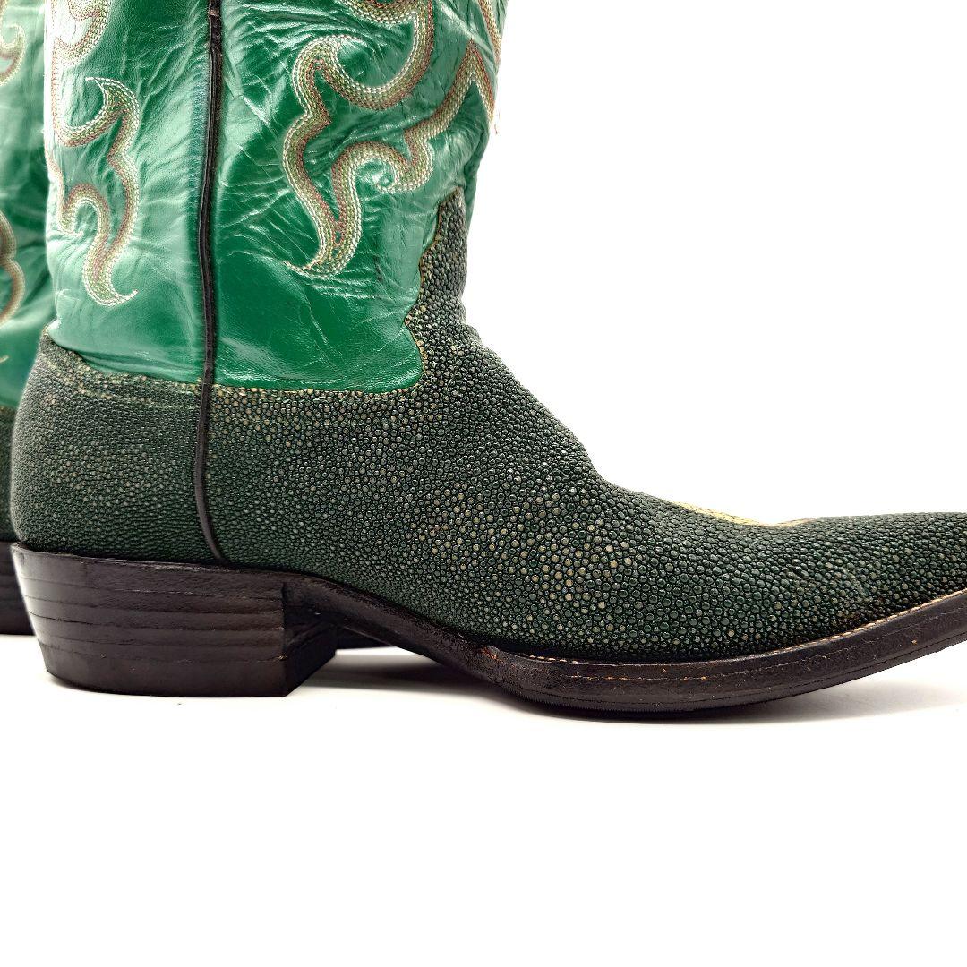 【貴重】Vintage ビンテージ スティングレイ エイ革 ウエスタンブーツ