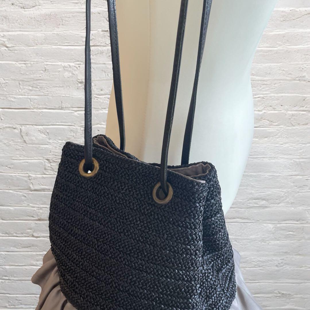 希少☆極美品 Rapture ラプチャー フリル　ショルダーバッグ　カゴバッグ