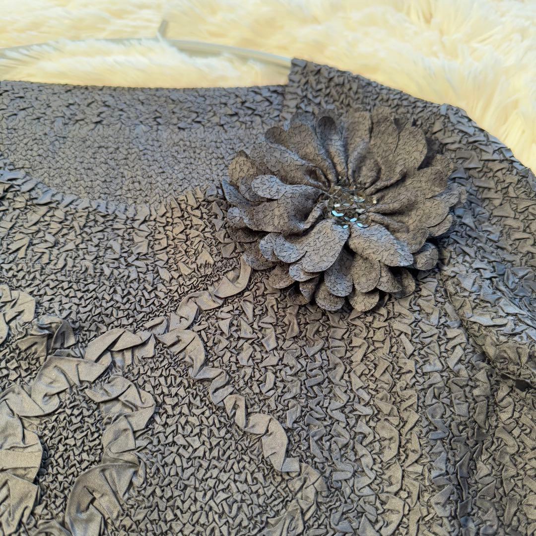 NOKO-OHNO ノコオーノ お花モチーフ アシンメトリーワンピース