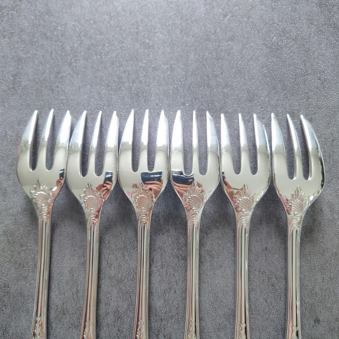 美品 クリストフル マルリー ケーキフォーク 6点