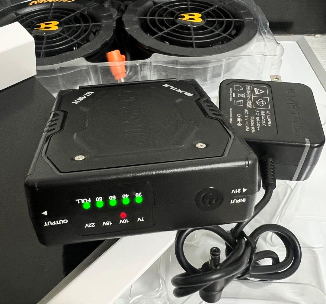 [新品]22V 空調服 バートル エアークラフト AIRCRAFT のフルセット