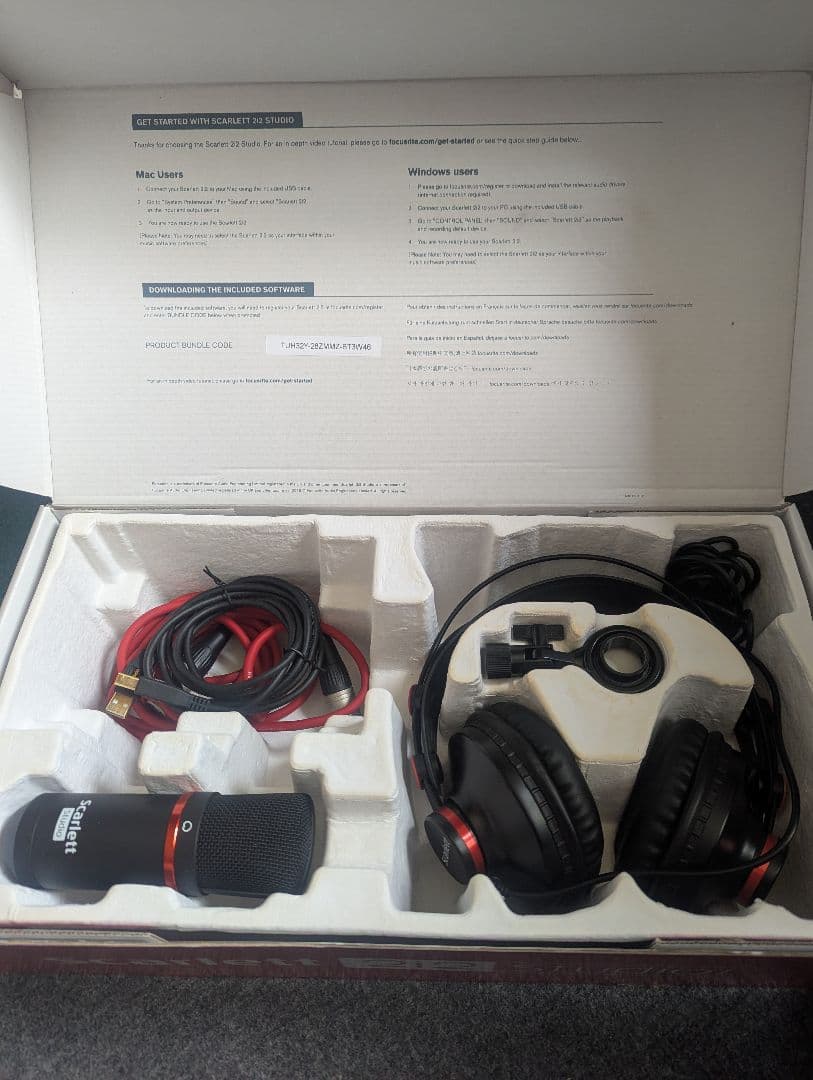 う*ち様 Focusrite Scarlett 2i2 Studio インターフ