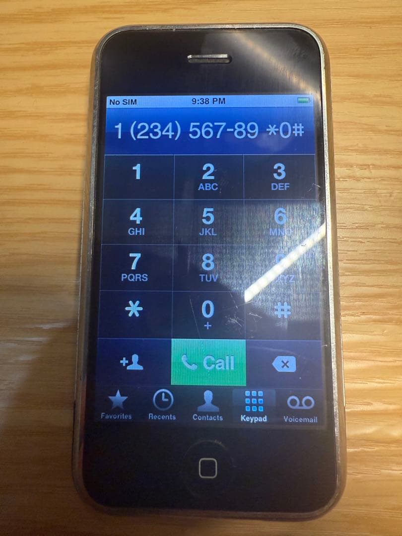 iPhone 2G 4GB 動作品 日本未発売　初代 第1世代 A1203