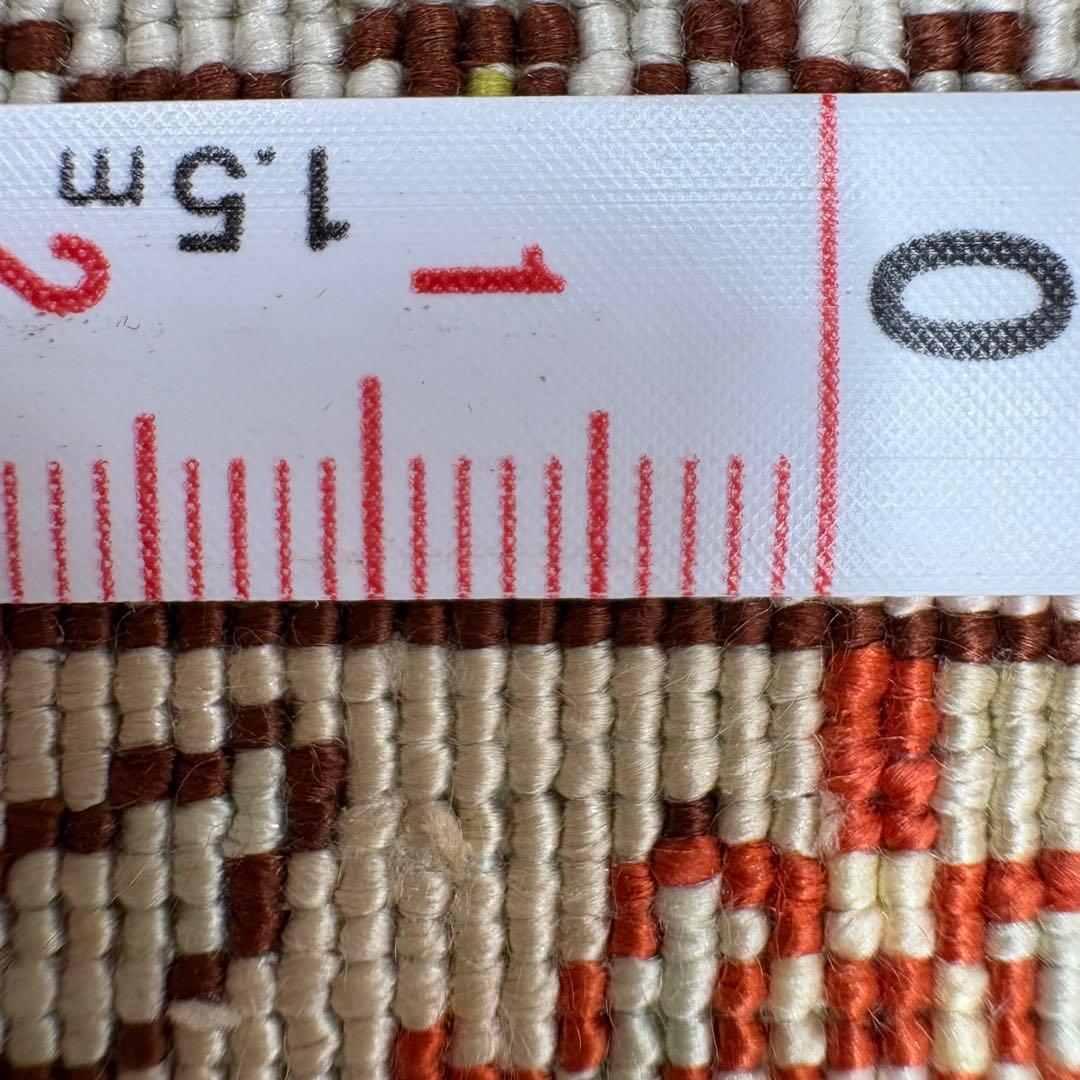 トルコ絨毯　ヘレケ　シルク　玄関マット　55×70