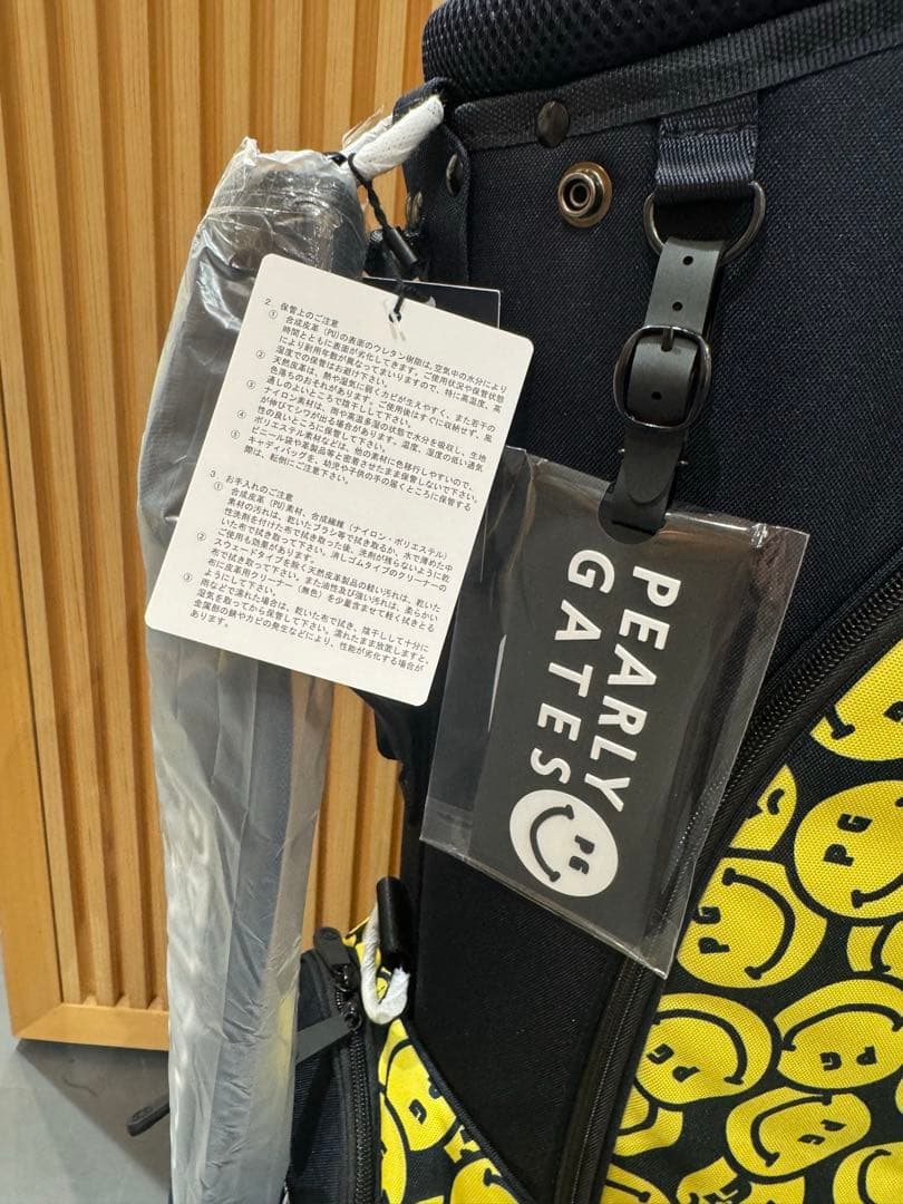 新品 PEARLY GATES スマイリーフェイス ゴルフバッグ