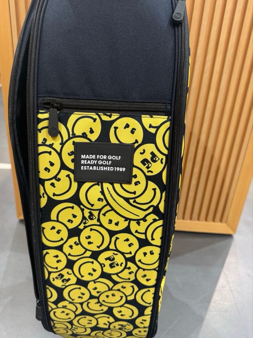新品 PEARLY GATES スマイリーフェイス ゴルフバッグ