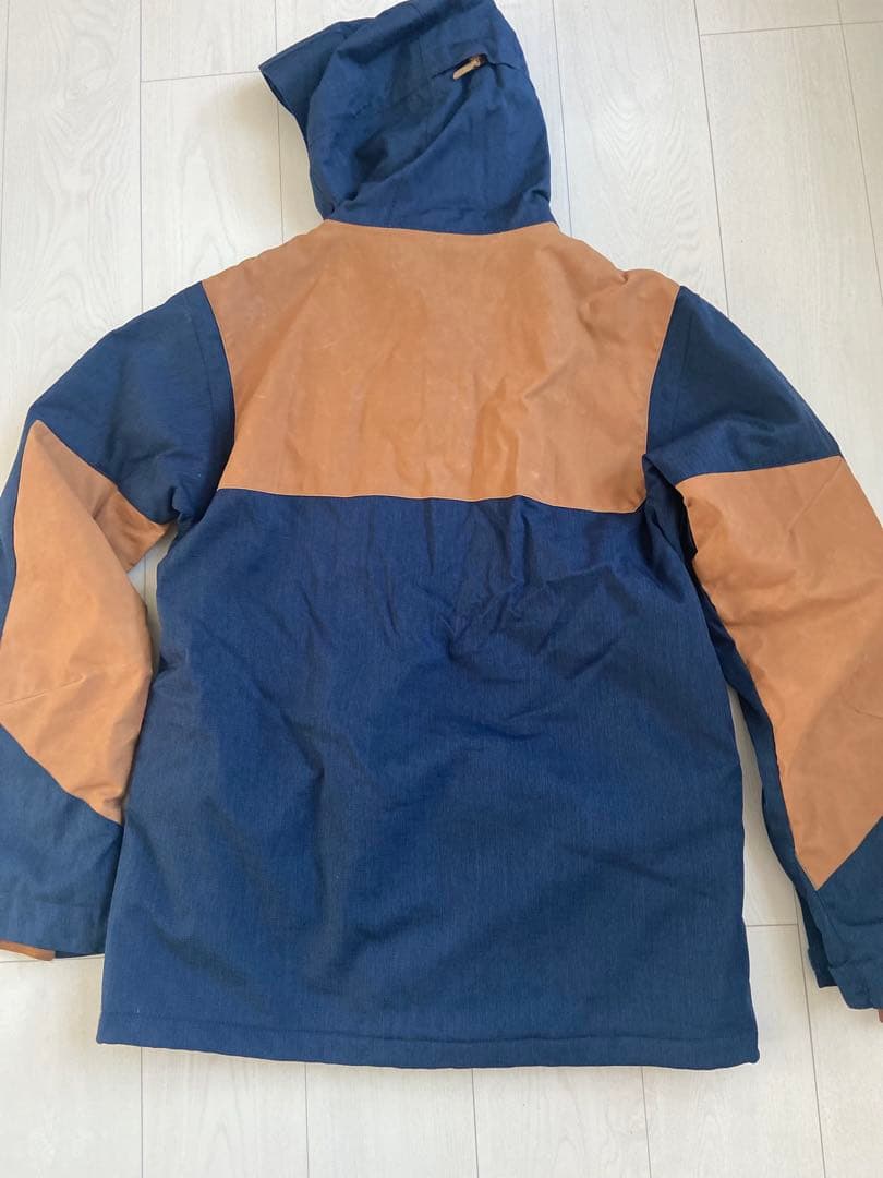 DC スノーボードウェア ネイビーとブラウン、グローブ付き