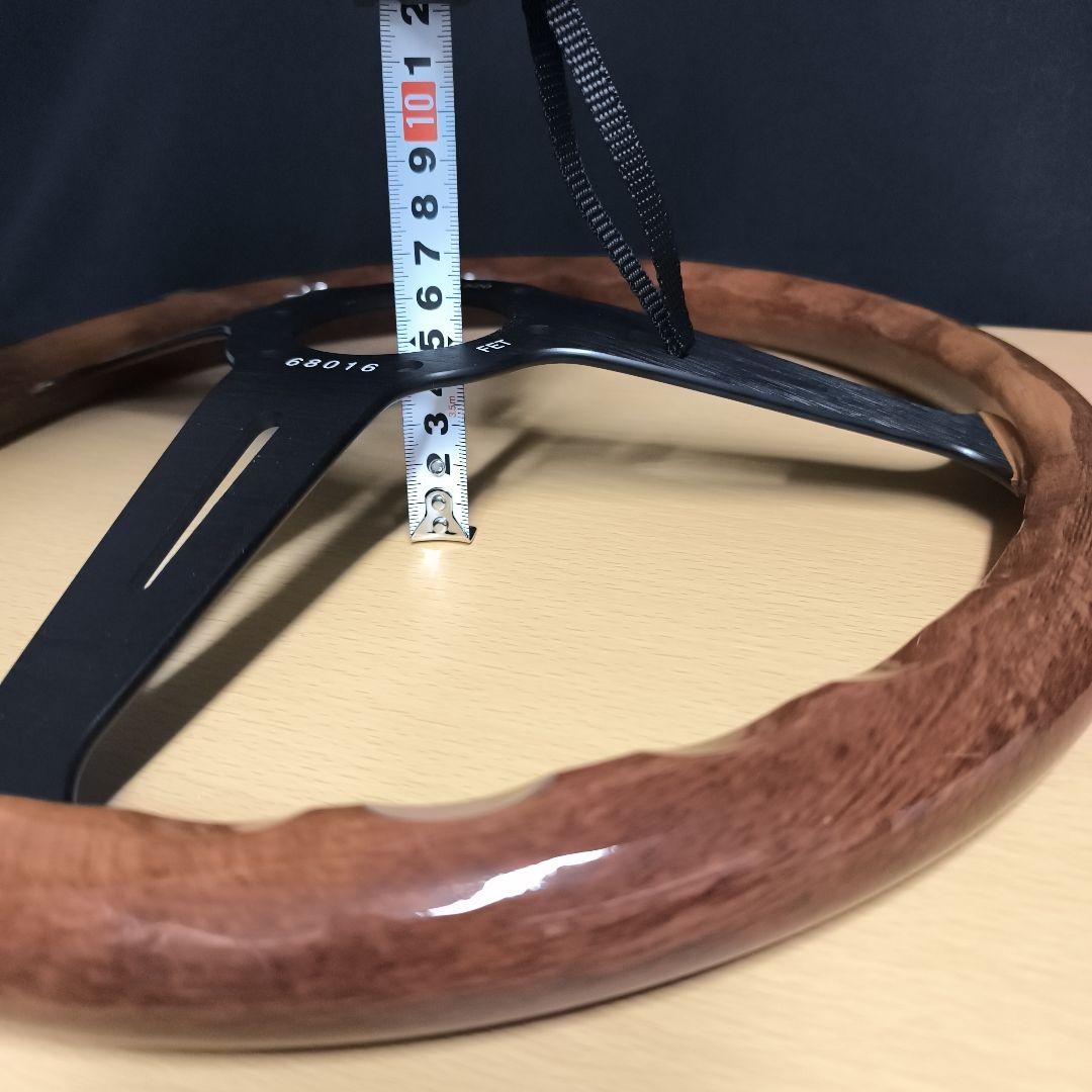 NARDI ナルディタイプ 　クラシック　ウッド&ブラックスポーク350mm