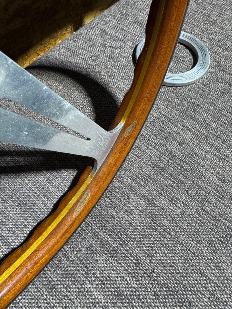 Nardi ウッド ステアリング 3本スポーク