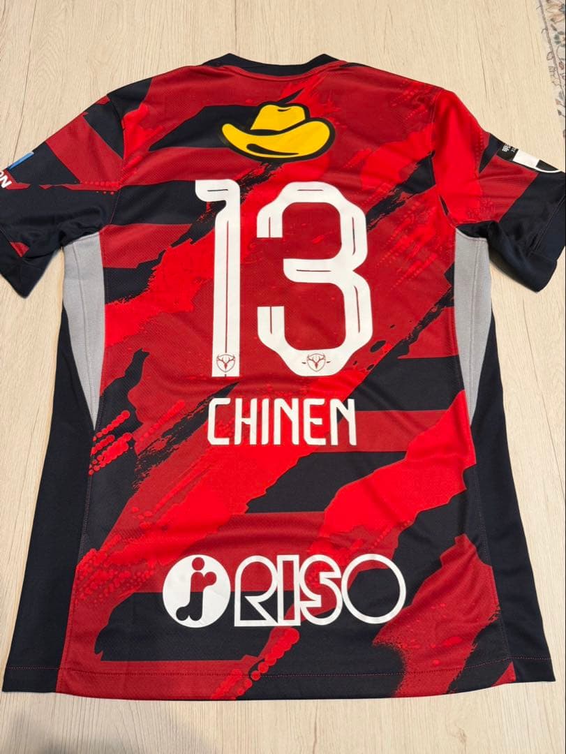 もち　鹿島アントラーズ2025ユニフォーム　13知念　Mサイズ