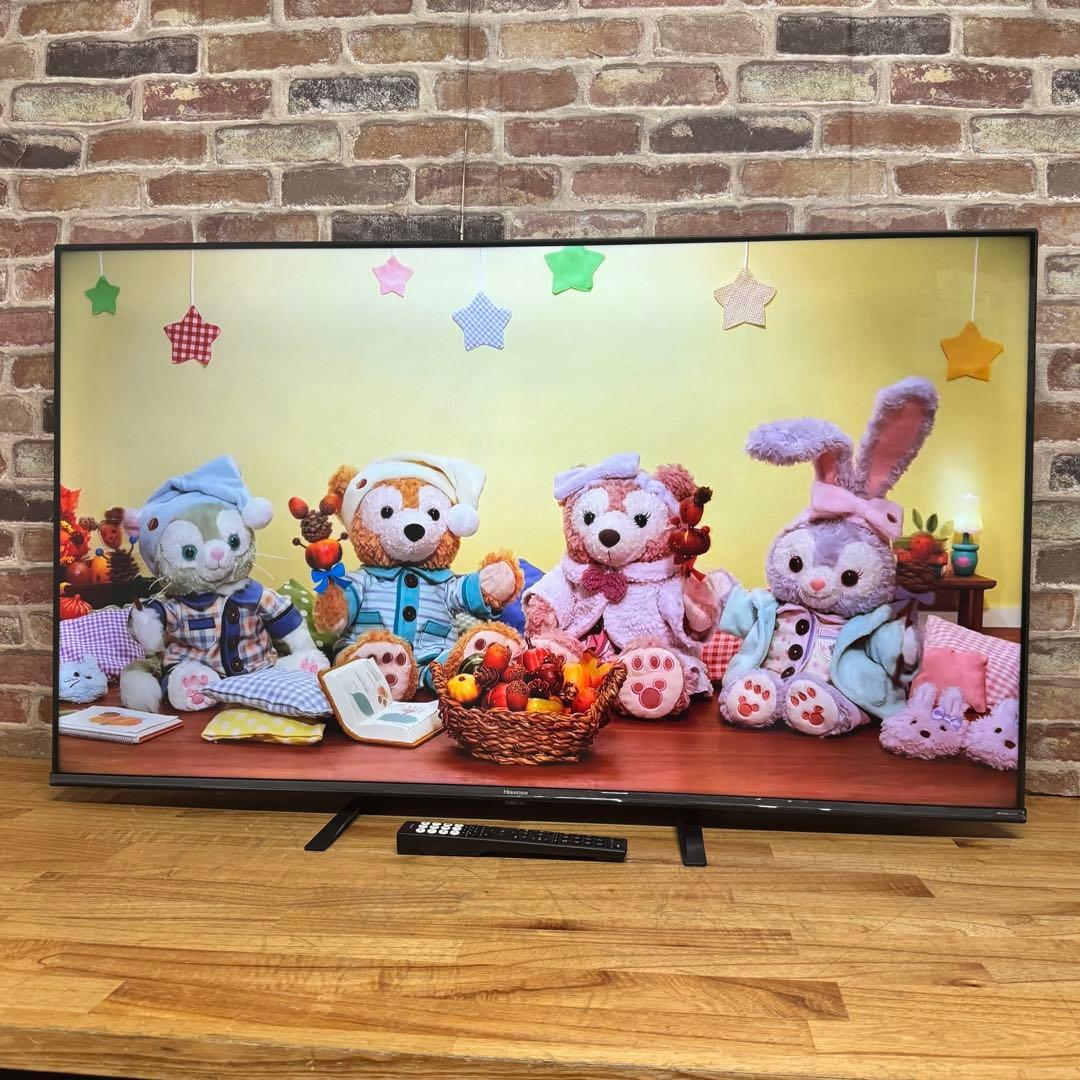 2024年製！ハイセンス 50V型 4K 液晶テレビ 50E65K 動画アプリ○