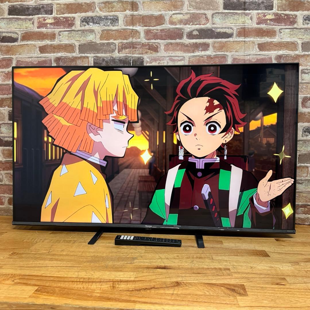 2024年製！ハイセンス 50V型 4K 液晶テレビ 50E65K 動画アプリ○